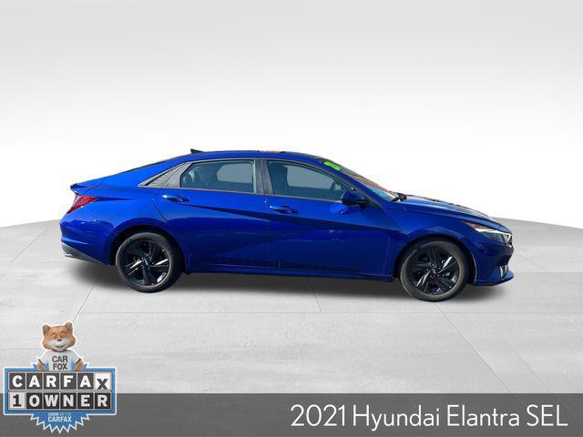 used 2021 Hyundai Elantra car, priced at $18,350