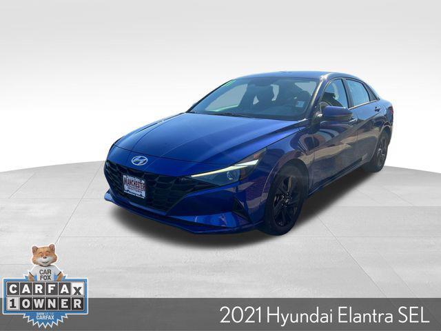 used 2021 Hyundai Elantra car, priced at $18,350