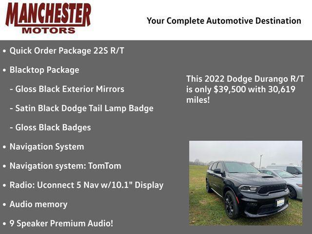 used 2022 Dodge Durango car, priced at $39,500