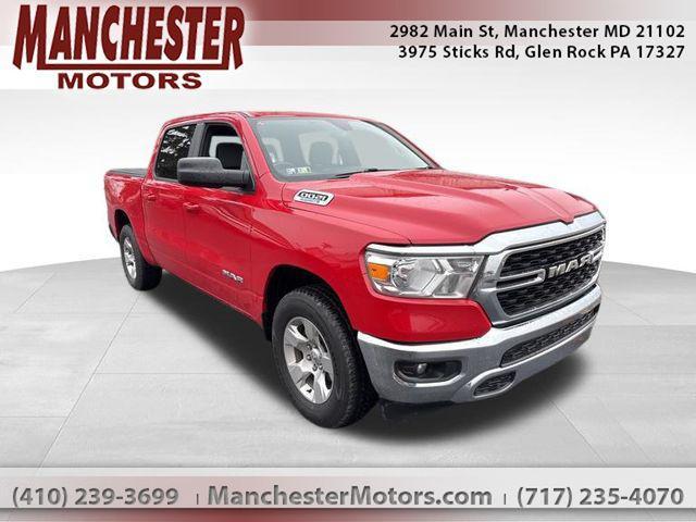 used 2022 Ram 1500 car, priced at $33,600