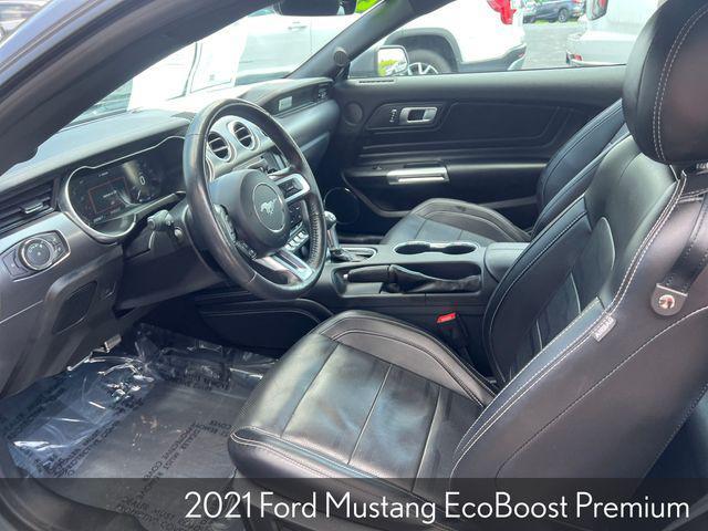 used 2021 Ford Mustang car, priced at $27,000