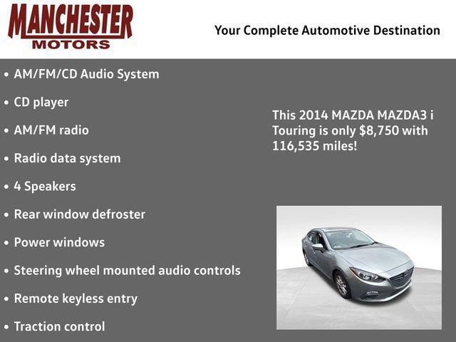 used 2014 Mazda Mazda3 car, priced at $8,750