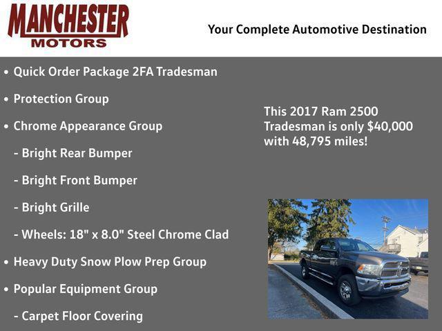 used 2017 Ram 2500 car, priced at $40,000