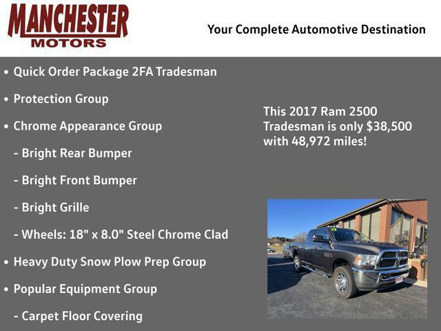 used 2017 Ram 2500 car, priced at $38,500