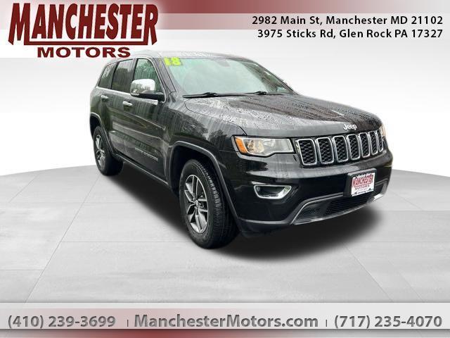 used 2018 Jeep Grand Cherokee car, priced at $23,634