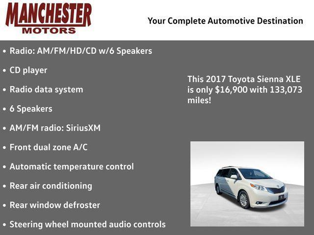 used 2017 Toyota Sienna car, priced at $16,900