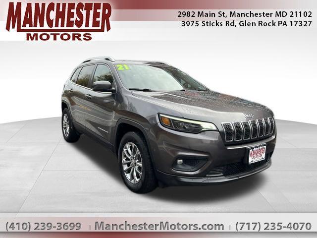 used 2021 Jeep Cherokee car, priced at $17,600