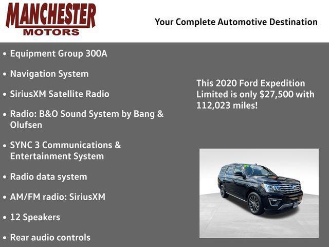 used 2020 Ford Expedition car, priced at $27,500