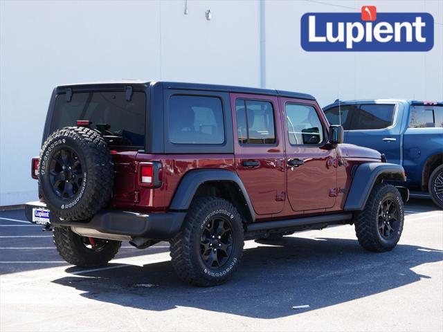 used 2021 Jeep Wrangler car, priced at $32,000