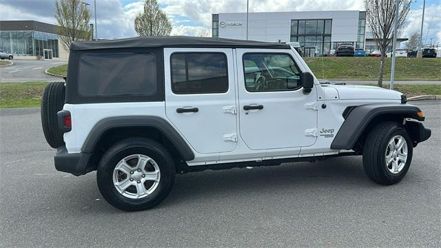 used 2021 Jeep Wrangler Unlimited car, priced at $29,788