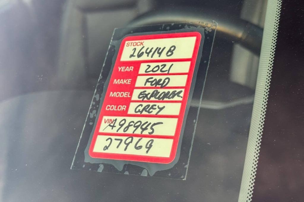used 2021 Ford Explorer car, priced at $31,900