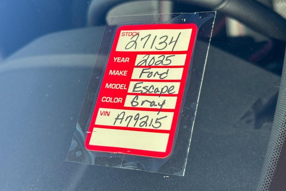 new 2025 Ford Escape car, priced at $35,825