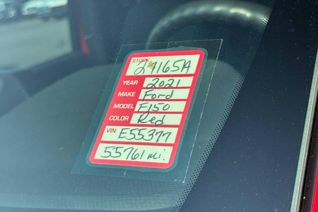 used 2021 Ford F-150 car, priced at $33,900