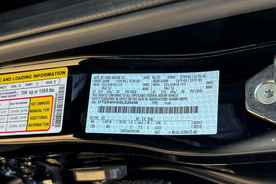 new 2025 Ford Ranger car, priced at $46,740