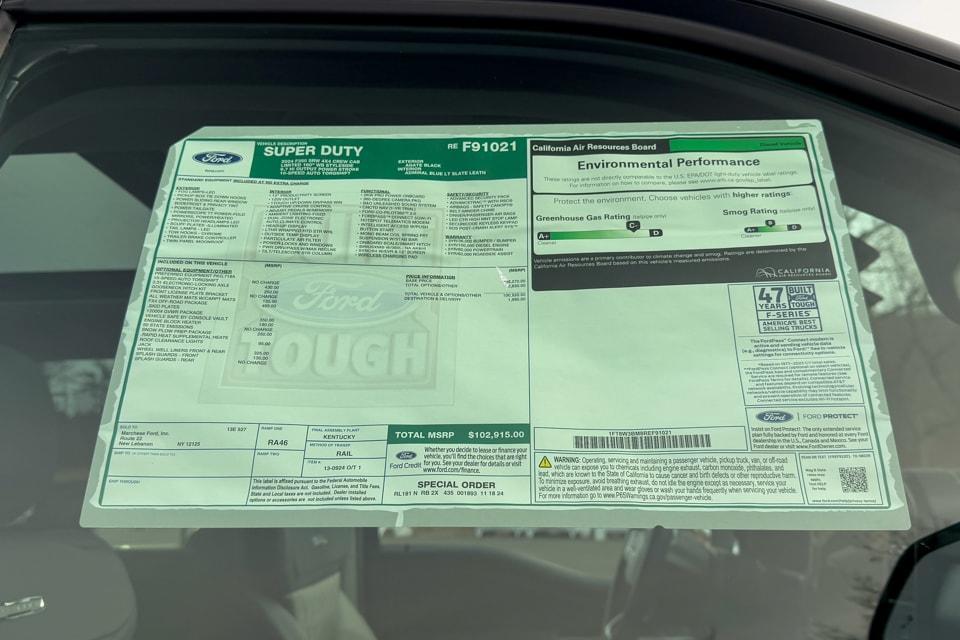 new 2024 Ford F-350 car, priced at $102,915