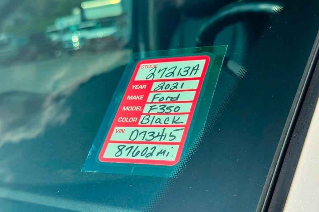 used 2021 Ford F-350 car, priced at $59,900