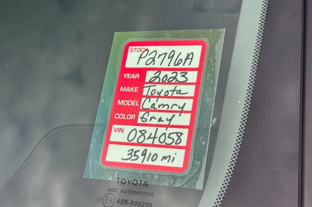 used 2023 Toyota Camry car, priced at $29,900