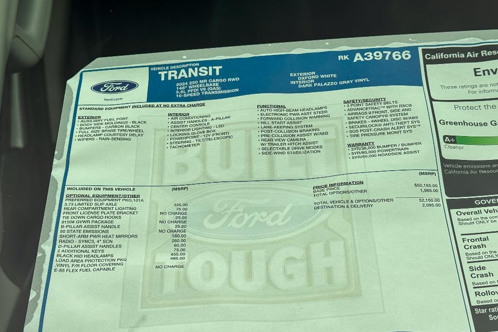 new 2024 Ford Transit-250 car, priced at $57,245