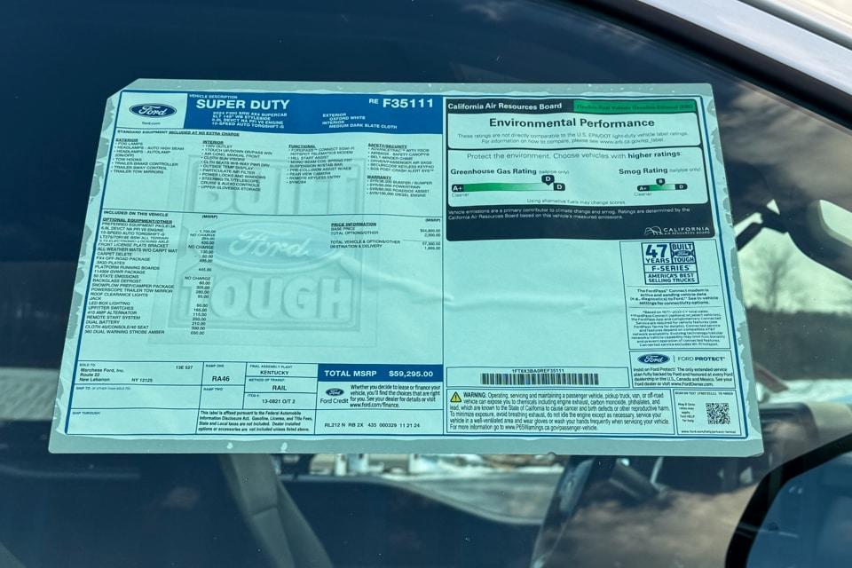 new 2024 Ford F-350 car, priced at $59,295