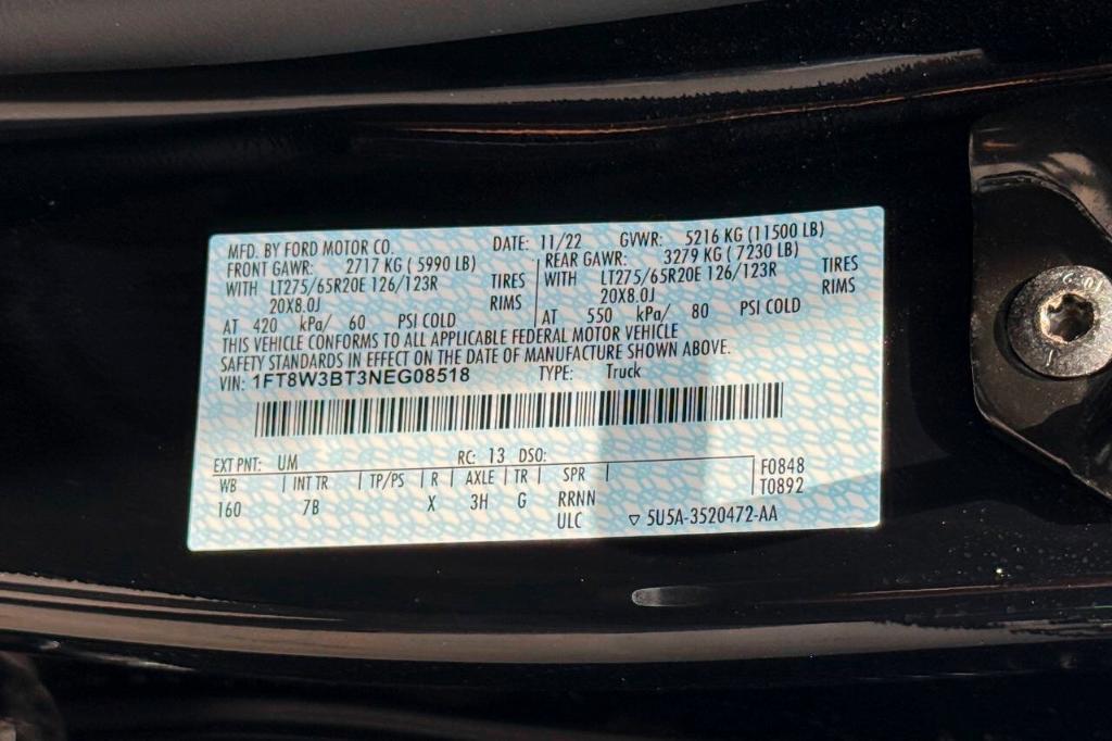 used 2022 Ford F-350 car, priced at $78,900