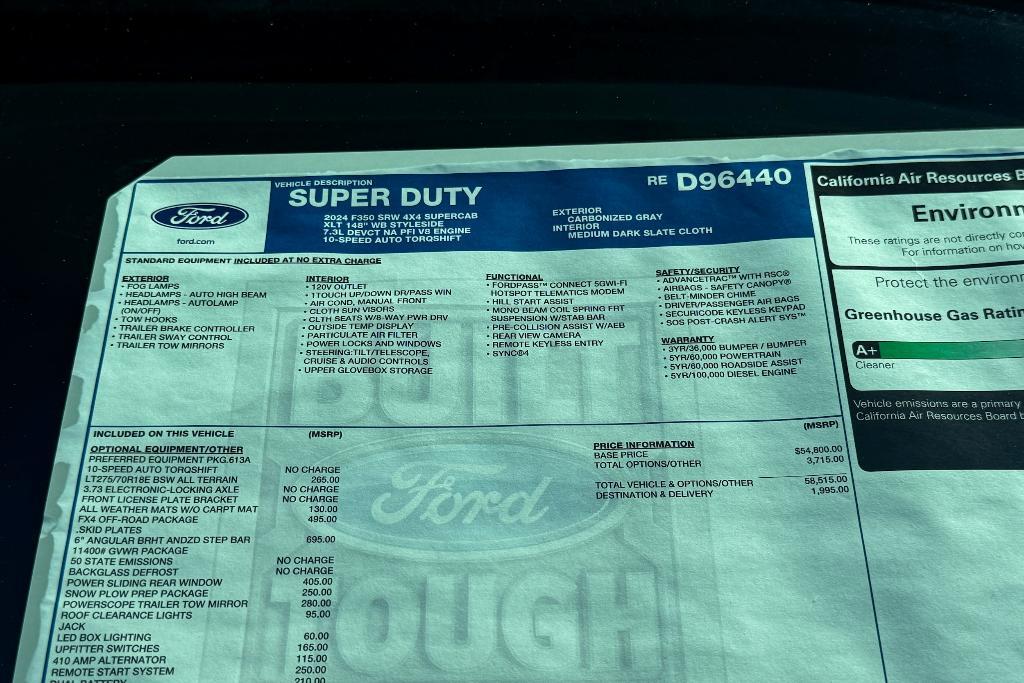 new 2024 Ford F-350 car, priced at $60,510