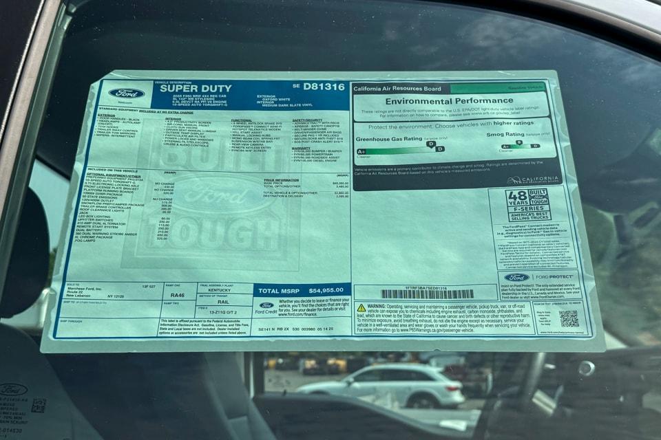 new 2025 Ford F-350 car, priced at $54,955