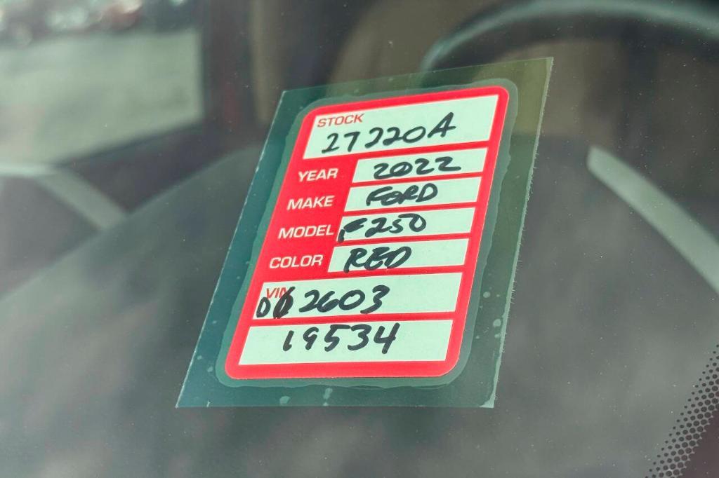 used 2022 Ford F-250 car, priced at $62,900