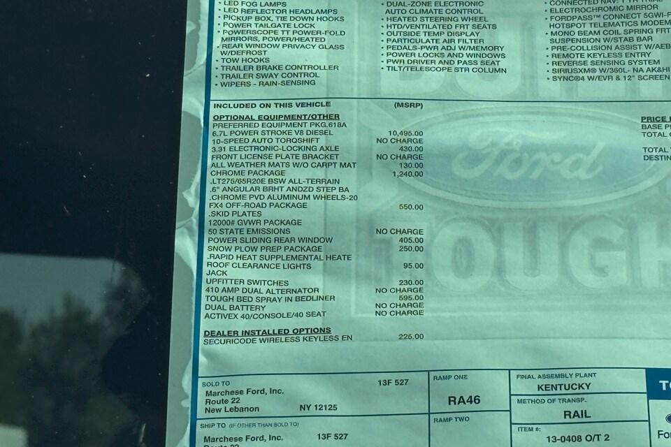 new 2025 Ford F-350 car, priced at $82,780
