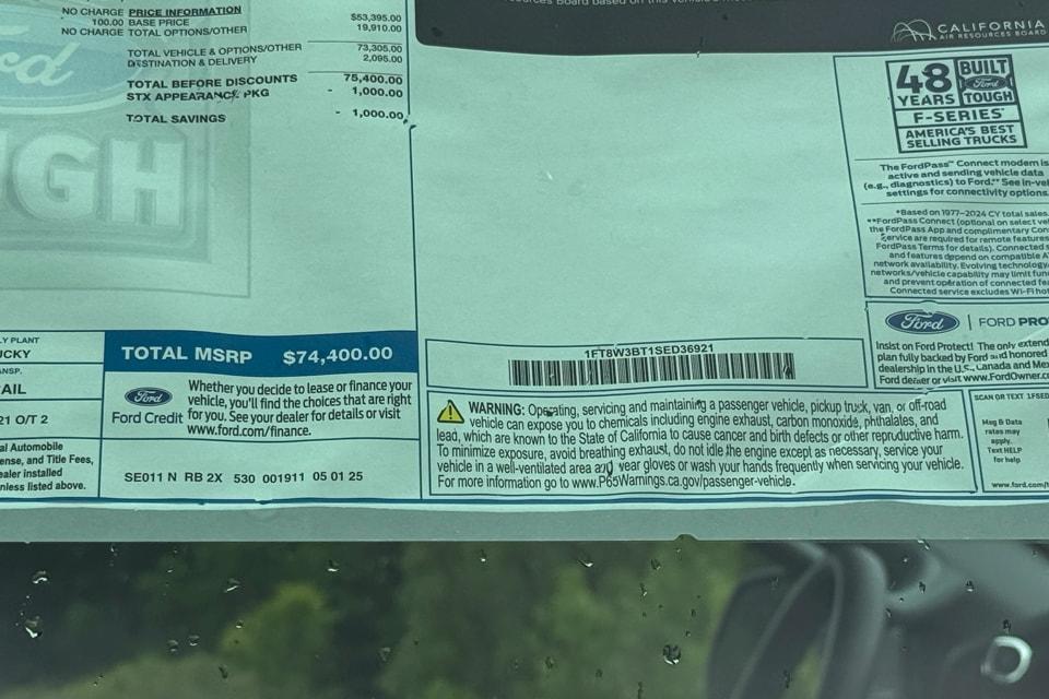 new 2025 Ford F-350 car, priced at $74,400