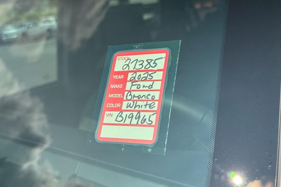 new 2025 Ford Bronco car, priced at $45,170