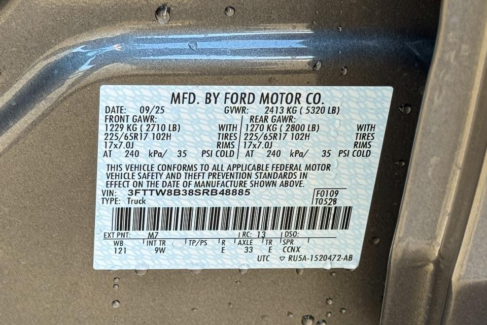 new 2025 Ford Maverick car, priced at $33,600