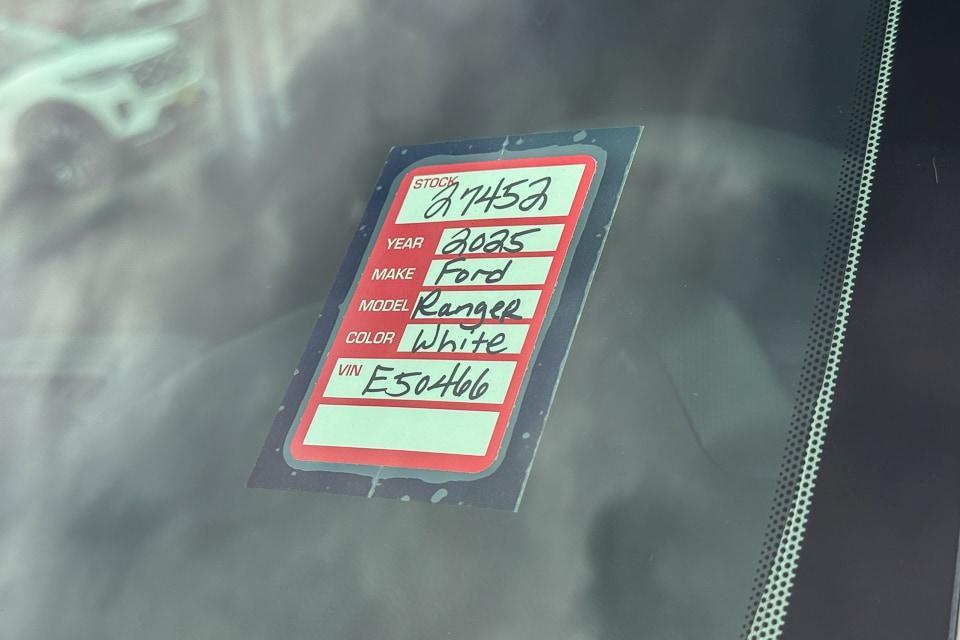 new 2025 Ford Ranger car, priced at $39,555