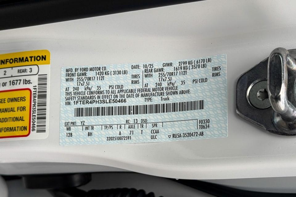 new 2025 Ford Ranger car, priced at $39,555