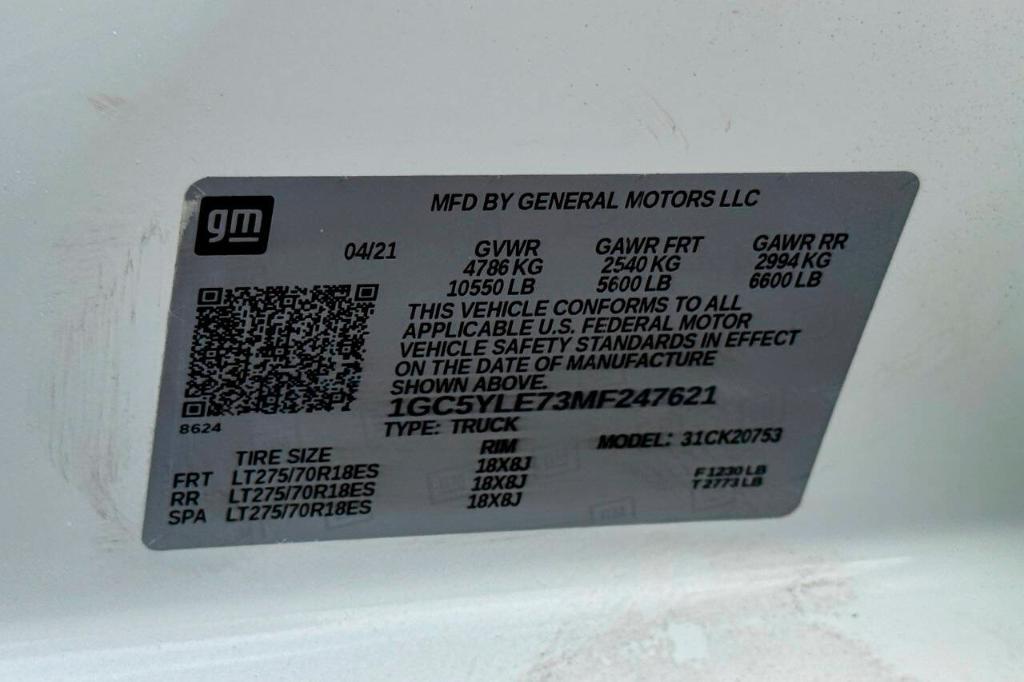 used 2021 Chevrolet Silverado 2500 car, priced at $39,900