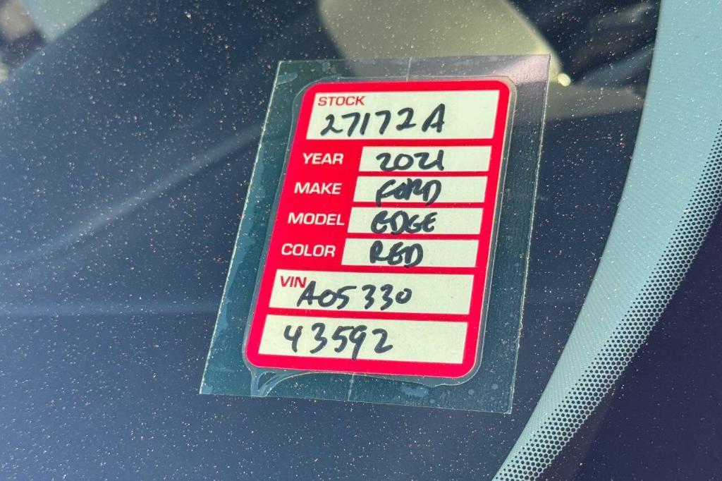 used 2021 Ford Edge car, priced at $26,900