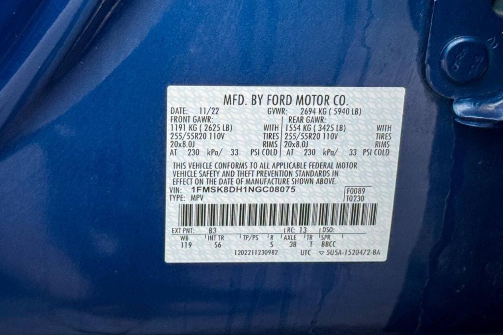 used 2022 Ford Explorer car, priced at $31,900