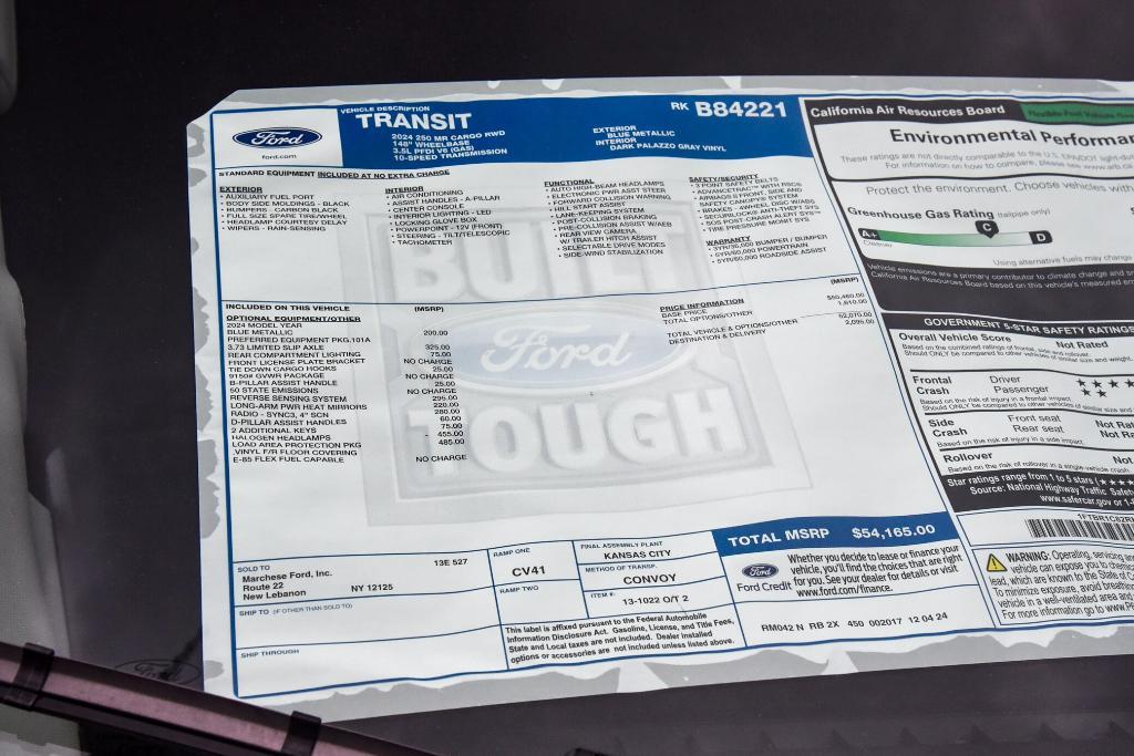 new 2024 Ford Transit-250 car, priced at $49,802