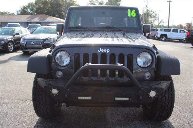 used 2016 Jeep Wrangler Unlimited car, priced at $14,960