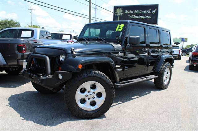used 2013 Jeep Wrangler Unlimited car, priced at $16,698