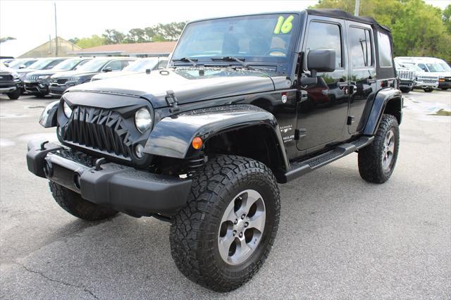 used 2016 Jeep Wrangler Unlimited car, priced at $19,998