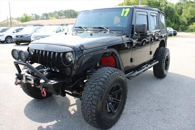 used 2017 Jeep Wrangler Unlimited car, priced at $20,605