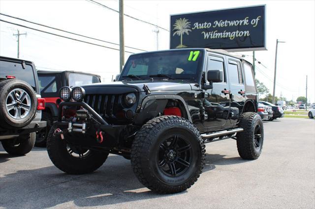 used 2017 Jeep Wrangler Unlimited car, priced at $20,605