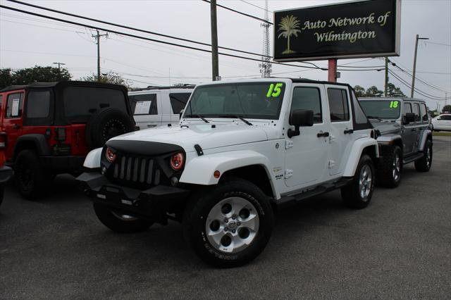 used 2015 Jeep Wrangler Unlimited car, priced at $22,995