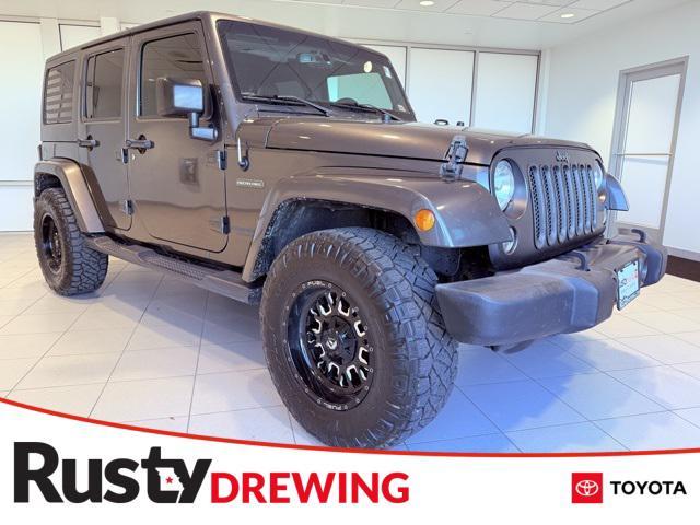 used 2017 Jeep Wrangler Unlimited car, priced at $21,542