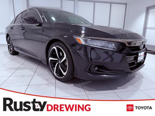 used 2021 Honda Accord car, priced at $24,153