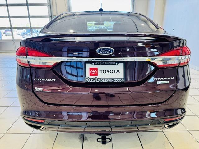used 2017 Ford Fusion car, priced at $17,755