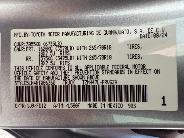 new 2024 Toyota Tacoma car, priced at $53,405