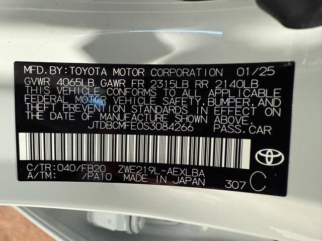 new 2025 Toyota Corolla Hybrid car, priced at $27,053
