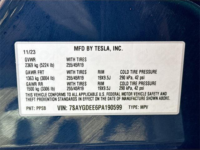 used 2023 Tesla Model Y car, priced at $27,233
