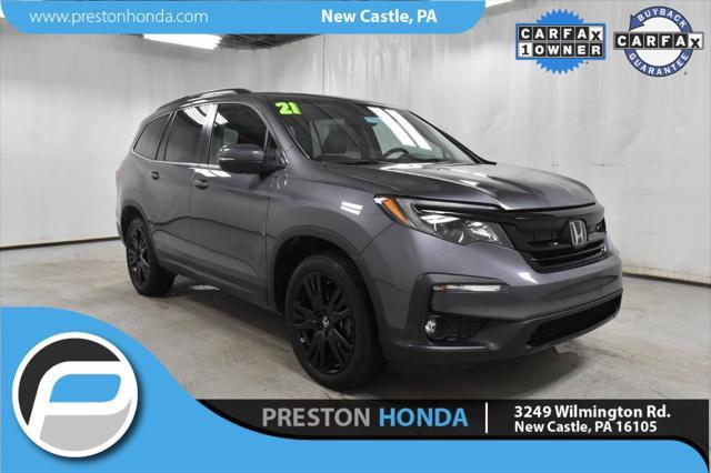 used 2021 Honda Pilot car, priced at $28,934